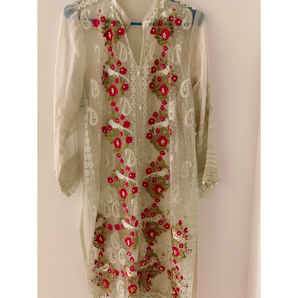 Beautiful Embellished Agha Noor Kurti
